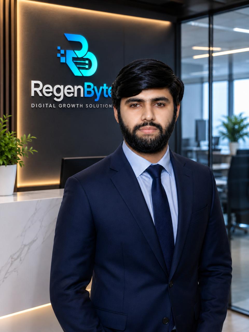 Fahad Faisal, Founder and Chief Executive Officer of RegenByte.